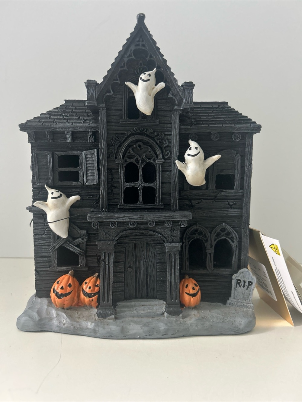 Halloween Haunted House LED Lighted Ghosts and Pumpkins Seasonal Novelty Whimsy